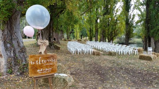 outside wedding hire